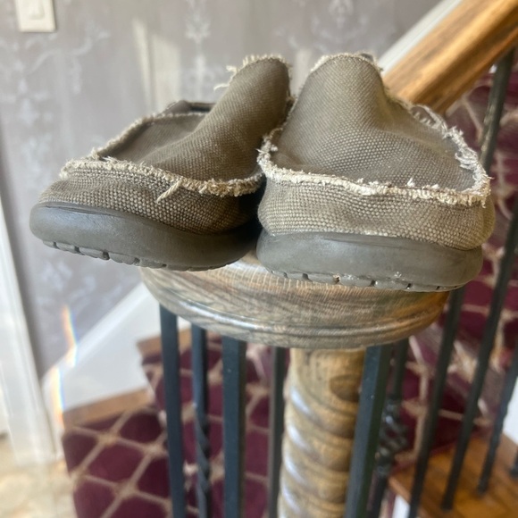 Crocs men’s size 8 fabric olive green, good condition - Picture 4 of 9